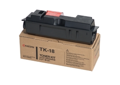 Kyocera 1T02FM0EU0 Kyocera TK 18 - Negro - original - kit de tóner - para Kyocera FS-1018, FS-1118, FS-1118F MFP/KL3, FS-1118FDP MFP/KL3, FS-1020