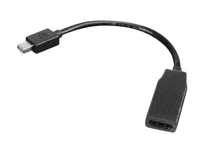Lenovo 0B47089 Lenovo - Cable del monitor - Mini DisplayPort (M) a HDMI (H) - 20 cm - para ThinkCentre M75t Gen 2, ThinkPad P51, ThinkStation P330 Gen 2, P34X, P350, P520, P620