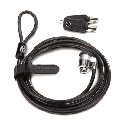 Lenovo 73P2582 Kensington Microsaver Lock - Sistema De Cierre: Candado Con Llave; Número Unidades Protegibles: 1; Longitud Cable: 180 Cm; Diámetro Cable: 3 Mm; Material: Acero; Color Cable: Negro