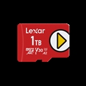 Lexar LMSPLAY001T-BNNNG - Lexar PLAY. Capacidad: 1 TB, Tipo de tarjeta flash: MicroSDXC, Tipo de memoria interna: UH