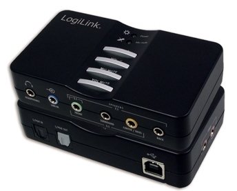 Logilink UA0099 Con la tarjeta de sonido USB 7.1 de LogiLink puedes extender tu ordenador a una tarjeta de sonido de alta calidad. Simplemente conecta al puerto USB 2.0 de tu PC. Hay mÃºltiples opciones de conectividad disponibles para auriculares y sistemas de altavoces de hasta 7.1. El procesador de sonido tambiÃ©n permite la grabaciÃ³n y reproducciÃ³n simultÃ¡neas.