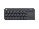Logitech 920-007145 - Logitech Wireless Touch Keyboard K400 Plus - Teclado - inalámbrico - 2.4 GHz - QWERTY - In