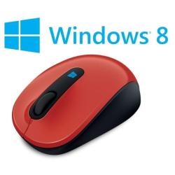 Microsoft 43U-00026 Microsoft Sculpt Mobile Mouse - Ratón - diestro y zurdo - óptico - 3 botones - inalámbrico - 2.4 GHz - receptor inalámbrico USB - rojo llama