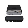Mikrotik RBLtAP-2HnD&R11e-LTE6 Mikrotik LtAP LTE6 kit. Rango máximo de transferencia de datos: 300 Mbit/s, Velocidad máxima de transferencia de datos (2,4 GHz): 300 Mbit/s, Estándares de red: IEEE 802.11b, IEEE 802.11g, IEEE 802.11n. Conector USB: USB tipo A. Voltaje de entrada AC: 12 - 30 V, Consumo de energía (max): 24 W. Ubicación: Piso, Mesa, Color del producto: Negro, Código IP (International Protection): IP54. Tipo de antena: Interno y externo, Tipo de dirección de la antena: Omni-direccional, Ganancia de la antena (max): 4 dBi