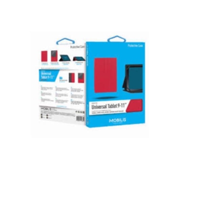 Mobilis 048016 Origine Case Tablet 9-11 Red - Tipología Específica: Funda Para Tablet; Material: Plástico; Color Primario: Rojo; Dedicado: Sí; Peso: 266 Gr