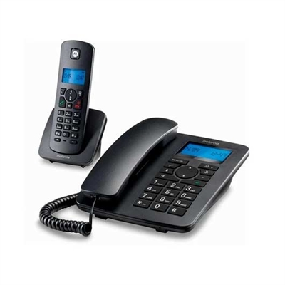 Motorola 107C4201 TELEFONO COMBO DECT HANDSFREE MOTOROLA C4201 MANOS LIBRES 50CONT IDENTI. LLAMADAS PANTALLA ILUM