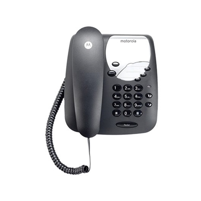 Motorola 107CT1BLACK El telÃ©fono fijo CT1 de Motorola ofrece todas las caracterÃ­sticas esenciales para llamar. Dispone de Ãºtiles caracterÃ­sticas como las 3 teclas de llamada directa que te permiten estar en contacto con tan solo un toque.