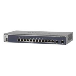Netgear GSM5212-100NES Switch 12P Gbit L2 2 Sfp - Puertos Lan: 12 N; Tipo Y Velocidad Puertos Lan: Rj-45 10/100/1000 Mbps; Power Over Ethernet (Poe): No; Gestión: Managed; No. Puertos Uplink: 2; Soporte Routing: Sí; No. Puertos Poe: 0