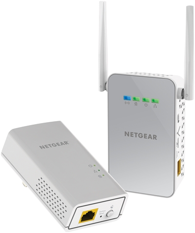 Netgear PLW1000-100PES Plc Kit Wifi Ac1000 Powerline - N° De Puertos Fijos: 1; Velocidad: 1000 Mbit/S; Connector Usb: No; Seguridad: No; Extensiones Wireless: Sí; Color: Blanco