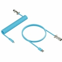 Newskill-Gaming NS-AC-COILC-B - Cable coil o “en espiral” con conector USB-C y desmontable en dos partes con conector “de 