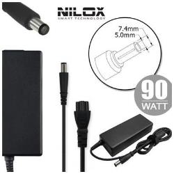 Nilox NLX90W-HP05D Alim Hp 19V 4.74A 7.4X5.0Mm Pin - Tipología Específica: Cargabaterias; Funcionalidad: Alimentar El Netbook/Notebook; Color Primario: Negro