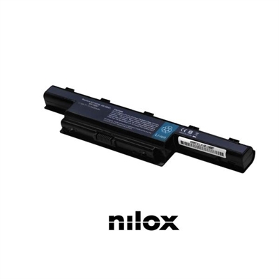 Nilox NLXARB5741LH Acer Apire 4551 4741 11.1V 4400Mah - Tipología Específica: Batería; Funcionalidad: Alimentar El Netbook/Notebook; Color Primario: Negro; Material: Plastica