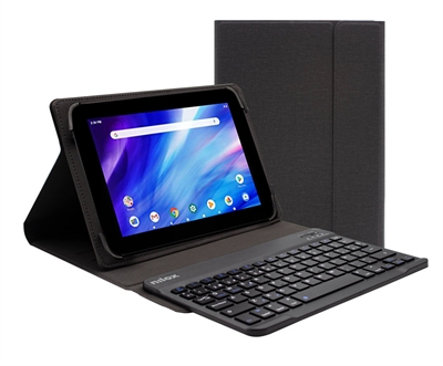 Nilox NXKB01 Funda Teclado Bluetooth 10 5 Negra - Tipología Específica: Funda Para Tablet; Material: Nylon E Poliestere; Color Primario: Negro; Dedicado: No; Peso: 180 Gr