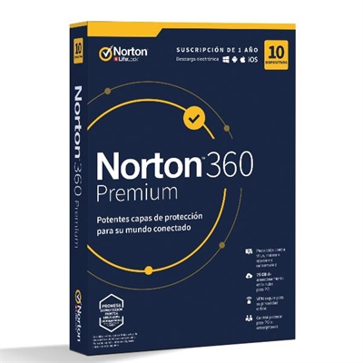 Norton 21398418 Nor360 Prem Es 1Usr 10Dev 12Mo Esd - 