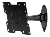 Peerless SP740P Peerless SmartMount Pivot Wall Arm - Kit de montaje (montaje en pared giratorio) - para TV con pantalla de cristal líquido - negro - tamaño de pantalla: 22-40 - se puede instalar en la pared