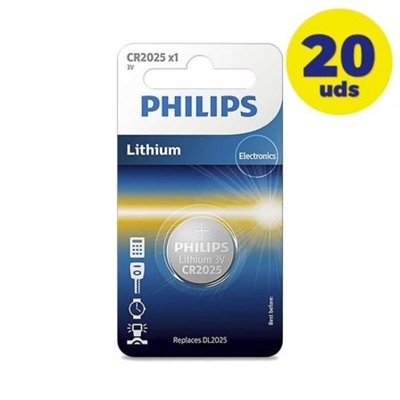Philips CR2025/01B 20U 