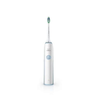 Philips HX3212/03 Concebido como el cepillo elÃ©ctrico ideal para los usuarios habituados a la limpieza manual, sentirÃ¡s que es la primera vez que te cepillas los dientes de verdad. Las cerdas de alta densidad y calidad eliminan hasta 3 veces mÃ¡s placa que un cepillo dental manual. AdemÃ¡s, las cerdas se adaptan a la forma de los dientes, para que puedas limpiar fÃ¡cilmente las zonas mÃ¡s difÃ­ciles de alcanzar. Los dientes se cepillan en profundidad en solo dos minutos. El temporizador Quadpacer te permite saber cuÃ¡ndo has llegado al tiempo Ã³ptimo en cada secciÃ³n de la boca, mientras que el Smartimer seÃ±ala el final del tiempo de cepillado. Juntos, ayudan a emplear el tiempo de cepillado recomendado en todo momento. Cuando haces algo nuevo, siempre hay un periodo de adaptaciÃ³n. Por eso, el programa EasyStart te da la opciÃ³n de aumentar de forma suave y gradual la potencia de cepillado durante los primeros 14 usos de tu nuevo cepillo dental. El cabezal de cepillado se quita y se pone fÃ¡cilmente del mango para una fijaciÃ³n segura y una limpieza y un mantenimiento sencillos. Se adapta a los mangos de cepillos Philips Sonicare, PowerUp Battery y Essence+/Elite+/CleanCare+.