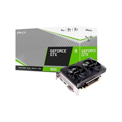Pny VCG16514D6DFXPB1 Graphics ReinventedThe Geforce Gtxt 650 Is Built With The Breakthrough Graphics Performance Of The Award-Winning Nvidia Turingt Architecture. With Up To 2X The Performance Of The Geforce Gtx 950, It´S A Supercharger For Today´S Most Popular Games, And Even Faster With Modern Titles.This Graphics Card Is Designed To Deliver A Powerful Combination Of Gaming Innovation, Next-Gen Graphics, And Quiet, Power-Efficient Operation.Easily Upgrade Your Pc And Get Game Ready With Performance That´S Up To 2X The Geforce Gtx 950 And Up To 70% Faster Than The Gtx 050 On The Latest Games. Key Features. Based On Turing Architecture. Nvidia® Geforce Experiencet. Nvidia® Ansel. Nvidia® Highlights. Game Ready Drivers. Microsoft® Directx® 2 Api, Vulkan Api, Opengl 4.6. Displayport.4, Hdmi 2.0B, Dvi-D. Hdcp 2.2. Nvidia® Gpu BoosttSystem Requirements. Pci Express-Compliant Motherboard With One Dual-Width X6 Graphics Slot. One 8-Pin Supplementary Power Connectors. 300 W Or Greater System Power Supply². .5Gb Available Hard-Disk Space. 4Gb System Memory (8Gb Recommended). Microsoft Windows® 0 64-Bit (April 208 Update Or Later), Windows 7 64-Bit, Linux 64-Bit. Internet Connection