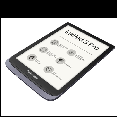 Pocketbook PB740-2-J-WW Pocketbook Inkpad 3Pro Metalic Grey - Tamaño: 7,8 ''; Touchscreen (Pantalla Táctil): Sí; Capacidad Memoria Interna: 16 Gb; Slot Memory Card: No; Orientación Pantalla Horizontal/Vertical: Sí; Tamaño Caracteres Regulable: Sí; Soporte Drm (Digital Rights Management): Sí