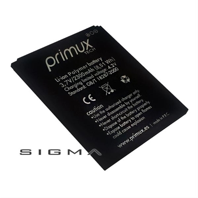 Primux PTBAT#SIG2300P CaracterísticasBatería Para Smartphone Primux Sigma&Nbsp,De 2300Mah