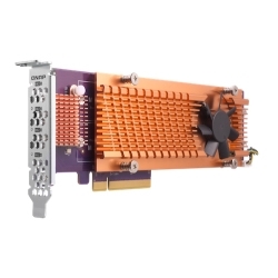 Qnap QM2-4P-284 QNAP QM2-4P-284 - Controlador de almacenamiento - PCIe 2.0 - perfil bajo - PCIe 2.0 x8 - para QNAP TS-1273, 1277, 473, 677, 873, 877, 977, EC1280, TVS-2472, 473, 673, 872, 873, 882