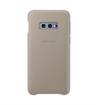Samsung EF-VG970LJEGWW Leather Cover Beyond 0 Gray - Tipología Específica: Proteger Teléfono; Material: Piel; Color Primario: Gris; Color Secundario: Ningún Color Secundario; Dedicado: Sí