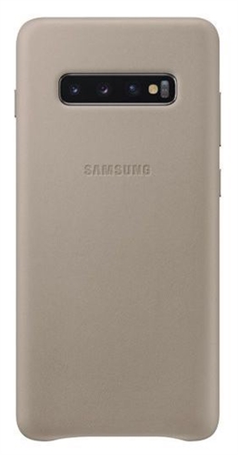 Samsung EF-VG975LJEGWW Leather Cover Beyond 2 Gray - Tipología Específica: Proteger Teléfono; Material: Piel; Color Primario: Gris; Color Secundario: Ningún Color Secundario; Dedicado: Sí