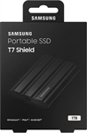Samsung MU-PE1T0S/EU - DISCO DURO EXT SSD SAMSUNG 1TB T7 SHIELD NVME EXT. NEGRO LECTURA: 1050MBS ESCRITURA: 1000M