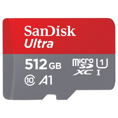 Sandisk SDSQUAR-512G-GN6MA SanDisk SDSQUAR-512G-GN6MA. Capacidad: 512 GB, Tipo de tarjeta flash: MicroSDXC, Clase de memoria flash: Clase 10, Tipo de memoria interna: UHS-I, Velocidad de lectura: 100 MB/s, Clase de velocidad UHS: Class 1 (U1). Color del producto: Gris, Rojo