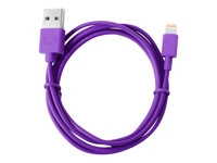 Sitecom 2LC050PU Fresh ''n Rebel - Cable Lightning - USB (M) a Lightning (M) - 50 cm - púrpura - para Apple iPad/iPhone/iPod (Lightning)