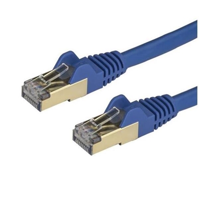 Startech 6ASPAT3MBL Cable 3M Red Ethernet Rj45 Stp Cat6a Snagless Azul - Tipo Conector A: Rj-45; Tipo Conector B: Rj-45; Longitud: 3 Mt; Nº De Unidades Por Paquete: 1; Blindaje: Stp; Color: Azul