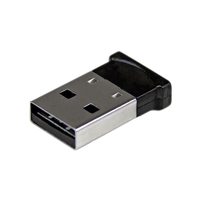 Startech USBBT1EDR4 StarTech.com Micro Adaptador USB 2.0 Externo Bluetooth 4.0 EDR para Ordenador de Sobremesa o Portátil - Adaptador de red - USB - Bluetooth 4.0 - Clase 1 - negro