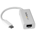 Startech US1GC30W - StarTech.com Adaptador de Red Gigabit USB-C - USB 3.1 Gen 1 (5 Gbps) - Blanco - Adaptador 