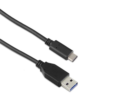 Targus ACC926EU Targus - Cable USB - 24 pin USB-C (M) a USB Tipo A (M) - USB 3.1 Gen 2 - 3 A - 1 m - compatibilidad con 4K - negro - Europa