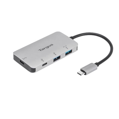 Targus ACH228EU Hub Usb-C 2 X Usb-A And 2 X Usb-C - Número Puertos Usb: 4; Standard Usb: Usb 2.0 High Speed (480 Mbps) Type-A; Alimentación: Autoalimentato; Color Chasis: Gris