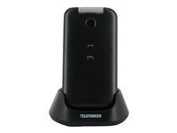 Telefunken TTM00200BE Telefunken TM 200 COSI - Teléfono básico - microSD slot - rear camera 0,3 MP - negro