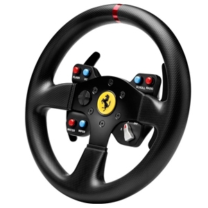 Thrustmaster 4060047 Ferrari Gte Wheel Add-On - Tipología: Volante; Material: Plástico; Color Primario: Negro; Vibración: No; Wireless: No