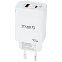 Tooq TQWC-GANQCPD45WT - ¡Pequeño y rápido! La fabricación con GaN (Nitruro de Galio), permite un suministro de cor