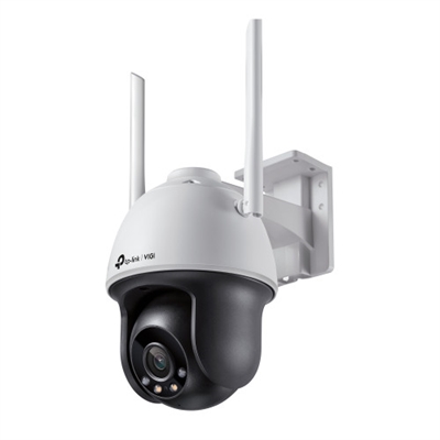 Tp-Link VIGI C540-W(4MM) 4Mp Full-Color Wi-Fi Pan/Tilt Network Camera. Spec:2.4G 150Mbps 2*2 Mimo H.265+/H.265/H.264+/H.264 1/3 Progressive Scan Cmos Color/0.005 Lux@F1.6 0 Lux With Ir/White Light 25Fps/30Fps ( 2560X14402304X1296 2048X1280 1920X1080) 12V Dc 4 Mm Fixed Lens Built-In Microphone Speaker Micro-Sd Slot Ip66. Feature: Full-Color And Ir Night Vision (Up To 30 M) Customized Patrol Automatic Tracking Active Defense Two-Way Audio On-Board Storage Smart Detection (Motion Detection(Human Targets Classification) Camera Tampering Line-Crossing Area Intrusion) Smartvid (Smart Ir Wdr 3D Dnr Blc) Onvif Remote Monitoring Vigi App Web Vigi Security Manager