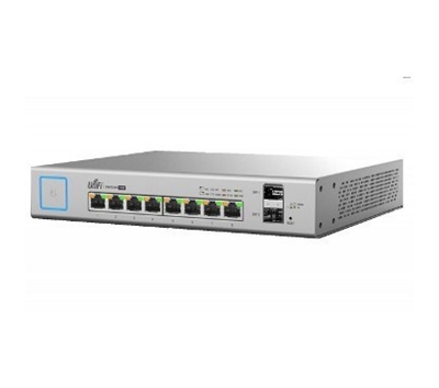 Ubiquiti-Networks US-8-150W Ubiquiti Networks UniFi US-8-150W, Gestionado, Gigabit Ethernet (10/100/1000), Bidireccional completo (Full duplex), Energía sobre Ethernet (PoE), Montaje de pared