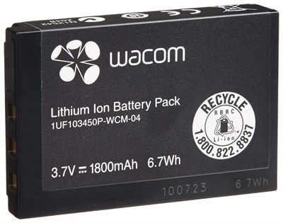 Wacom ACK-40203 Intuos4 Wl Li-Ion Battery - Tipología: Batería; Material: Plástico; Función Principal: Cargar