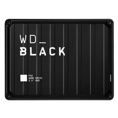 Western-Digital WDBA3A0040BBK-WESN Western Digital P10 Game Drive. Capacidad del HDD: 4000 GB, Tamaño del HDD: 2.5. Versión USB: 3.2 Gen 1 (3.1 Gen 1). Color del producto: Negro