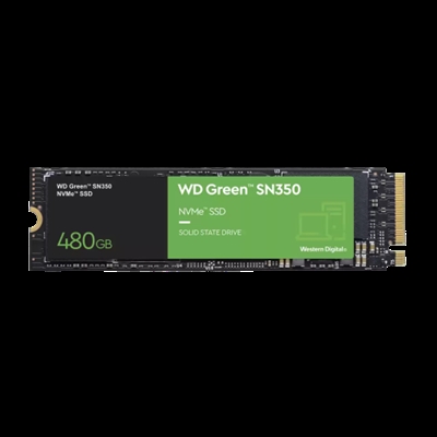 Western-Digital WDS480G2G0C WD Green SN350 NVMe SSD WDS480G2G0C - SSD - 480GB - interno - M.2 2280 - PCI Express 3.0 x4 (NVMe)