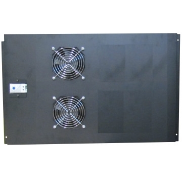 Wp WPN-ACS-N060-2 Unidad de ventilación con dos ventiladores que puede instalarse en la parte superior de armarios WP RACK serie RNA de 600mm de profundidad. La unidad de ventilación está equipada con un termostato para mantener controlada la temperatura interior del armario y evitar un consumo de electricidad excesivo.