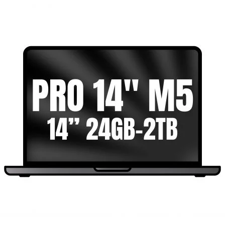 Apple Macbook Pro 14 M5 Pro Chip With 18-Core Cpu And 20-Core Gpu, 24Gb, 2Tb Ssd - Space Black