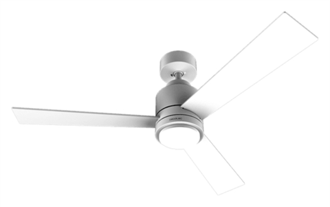 Ventilador De Techo Cecotec Energysilence Aero 4850 Style White Led Y Mando