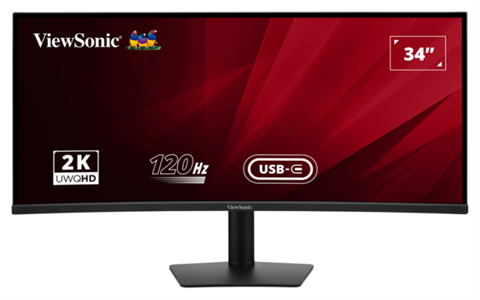 Monitor Viewsonic 34" Va3420c Qhd Ips Curve 2Xhdmi 120Hz Ddp Usb Usb-C Multi Aju
