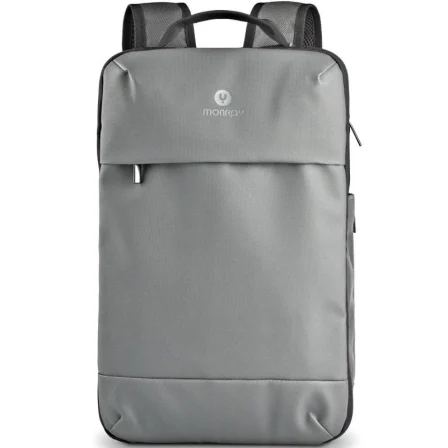 Mochila Expansible Ngs Monray Sacks Horizon Para Portátiles Hasta 14"/ Impermeable/ Gris