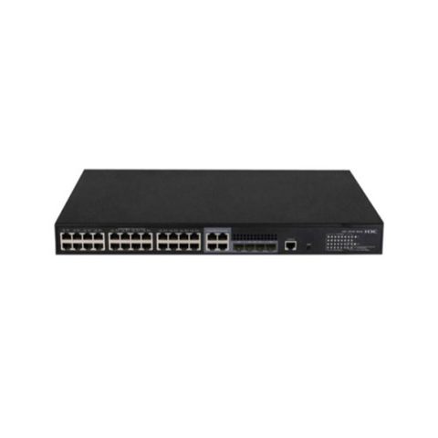 H3c S5130s-28S-Pwr-Ei L2 Ethernet Switch With 24*10/100/1000Base-T Poe+ Ports(Ac 185W) And 4*1G/10G Base-X Sfp Plus Ports,(Ac)