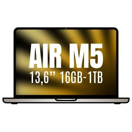 Apple Macbook Air 13 M5 Chip With 10-Core Cpu And 10-Core Gpu, 16Gb, 1Tb Ssd - Starlight